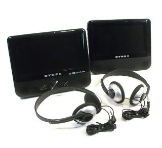 Dynex DX D7PDVD 7" Dual Screen Portable DVD Player