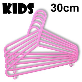 Childrens Plastic Coat Hangers Child Baby Toddler Kids Clothes Metal Hang Hook
