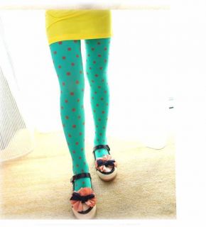 Spring Polka Dot Velvet Girls Clothing Baby Trousers Legging BB 032