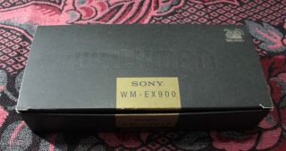 Sony Walkman Auto Reverse Cassette Tape Player Wm EX900 Boxed Full Metal J