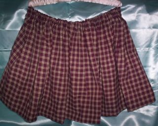 Custom Made Womens Mens Adult Sissy CD TV Sexy School Girl Mini Skirt Red Plaid