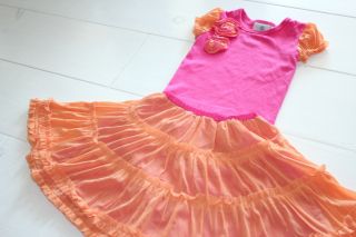 Baby Lulu 18 Candy Lane Erin Murphy Orange Pink Top Tulle Twirl Skirt Sister