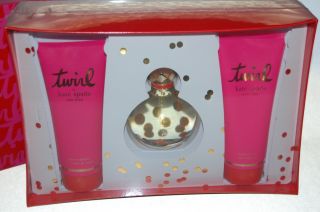 Kate Spade Twirl Gift Set Perfume Parfum Lotion Shower Gel New