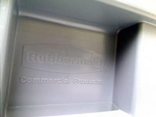 Rubbermaid Commercial Brute HDPE 50 Gallon Rollout Trash Can with Lid $164 00