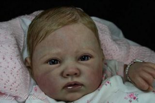 Amy's Dollhouse Lifelike Reborn Baby R Strydom"Porsha" MRMH A C Tummy Plate