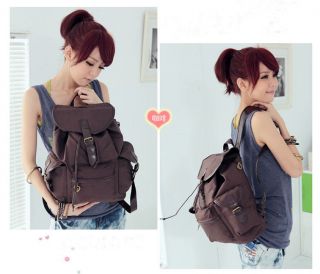 New Cute Fashion Womens Bag Canvas Satchel Girls' Backpack Shoulder School Bag
