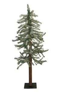 4' Frosted Alpine Artificial Christmas Tree Unlit