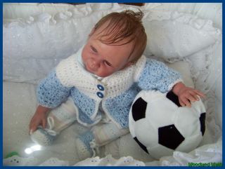 Woodland Waifs Presents Michael David Cute Lifelike Baby Boy Doll Now on Sale
