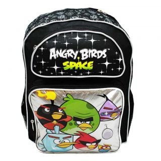 Licensed Rovio Angry Birds 16" Large School Backpack "Space"