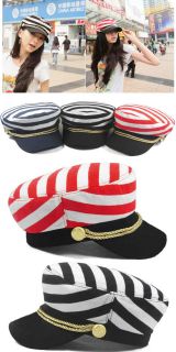 YACHT BOAT SHIP SAILOR CAPTAIN COSTUME HAT CAP NAVY MARINE ADMIRAL HAT on  PopScreen