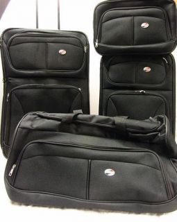 American Tourister Fieldbrook 4 Piece Luggage Set Black
