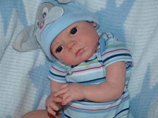 Reborn Sabrina Newborn Fake Baby Lifelike Doll Boy Reva Schick Xmas Ed 300