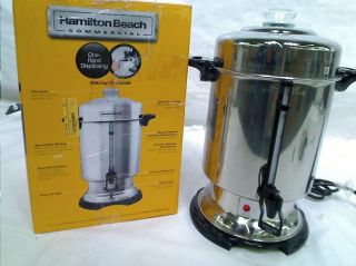 Hamilton Beach D50065 Commercial 60 Cup Stainless Steel Coffee Urn Silver