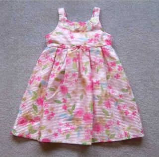 Girls Spring Summer Easter Church Dress 5 Youngland Pink Excellent