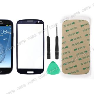 Blue Front Screen Glass Lens Replacement for Samsung Galaxy i9300 SIII S3 Tool