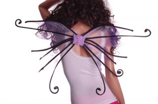 Womens Halloween Costume Spider Fairy Pixie Wings Green Orange Purple Pink New