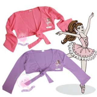 Girl Child Ballet Dance Skate Costume Sleeve Warm Scarf Top for Tutu Dress Skirt