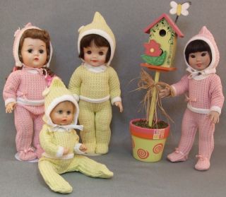 Red Yellow Pink Thermals Fit Teeny Weeny Tiny Tears Other Fav Dolls