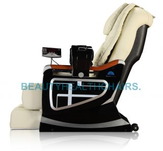 New Beautyhealth BC 11D Recliner Shiatsu Massage Chair 92 Airbags Built in Heat