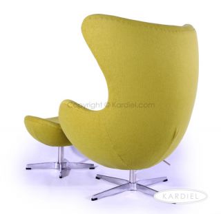 Egg Chair Ottoman Dijon Boucle Wool Jacobsen Swan Retro Accent Modern Lounge