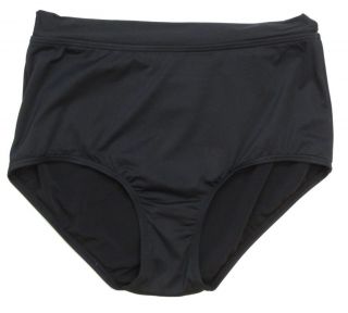 Coco Reef Swimsuit Black Power Control Pants Tankini Bottom 286 Size Large