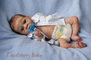 ♥ Thistleberry Babies Full Body Solid Silicone Baby Boy Beautifully Reborn ♥