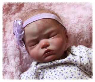 Reborn Baby Girl Doll Hattie Kit by Cassie Peek Edition Blonde Hair