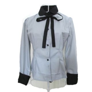 Korean Style Women OL Long Sleeve Slim Cotton Career Collar Shirt Blouse Tops