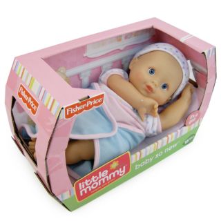 New Fisher Price Little Mommy "Baby So New" Newborn Infant Doll Girls First Doll