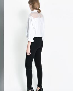 New Womens European Fashion Slim Faux Leather Tight Pants Black B3736SL