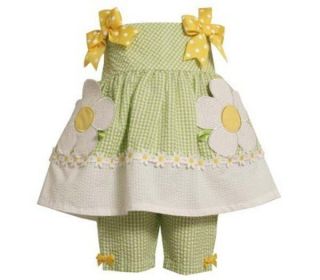 Bonnie Jean Baby Girls Boutique Outfit Size 6 9 Months Daisy Pageant Clothing