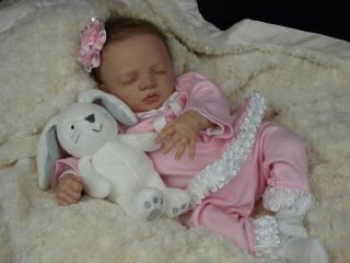 Reborn Baby OOAK Natalie Blick Juliette Newborn Infant Girl Doll