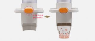 US Premium Paper Water Cup Dispenser One Touch Plastic Dispenser 