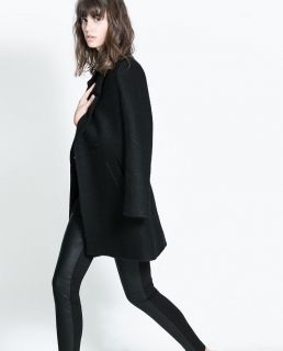 New Womens European Fashion Slim Faux Leather Tight Pants Black B3736SL