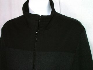 Elie Tahari Gray Black Jacket Womens Size Small New Cody Knit Track Stretch