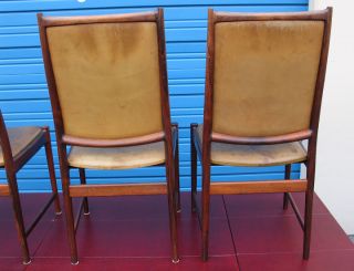 Mid Century Rosewood Dining Table Chairs Norway Bruksbo
