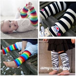 1pc Baby Boy Girl Infant Toddler Kid Tights Rainbow Zebra Leggings Socks 0 8Y T