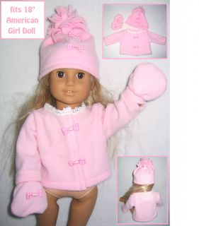 American Girl Doll Clothes Pink Bridesmaid Dress to Fit 18" American Girl Dolls
