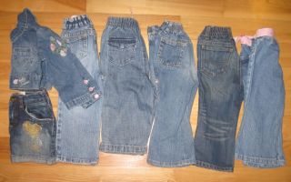 Old Navy Guess Levis TCP Baby Girls Size 18 24 Months Jeans Clothes 18M 24M Mos