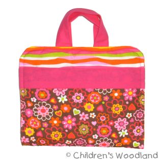 Art Caddy Lap Desk Flowers include Supplies Tray Coloring Tote Car Trip Toy