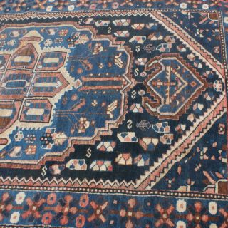 76"X51" Vintage Genuine Hand Woven Persian Area Rug