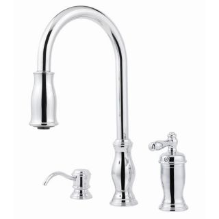 Price Pfister Hanover One Handle Widespread Pull Out Kitchen Faucet