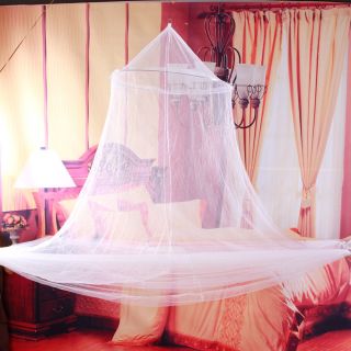 New Romance Elegance Home Bed Canopy Mosquito Hanging Net Netting White