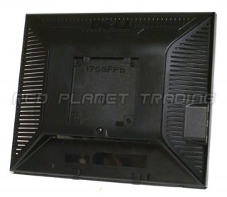 New Genuine 1708FPB Black 17" LCD Flat Panel Monitor Replacement Back Cover