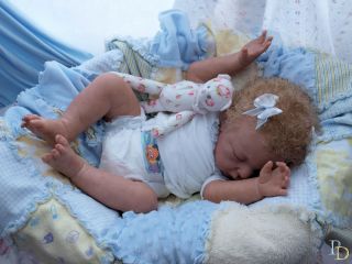 Precious Dreams Reborn RARE Toddler Bonnie Villanova Fake Baby Girl Doll Rooted