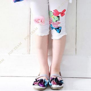 12styles Hot Baby Girls Thin Flower Cartoon Stretchy Tights Leggings Pants TYF9