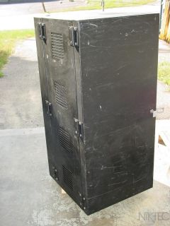 19" Rack Cabinet Black 24U Amp Audio Video Equipment DJ Power Amplifier