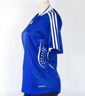 Adidas ClimaCool Formotion Royal Blue Soccer Jersey Womans Small s $60