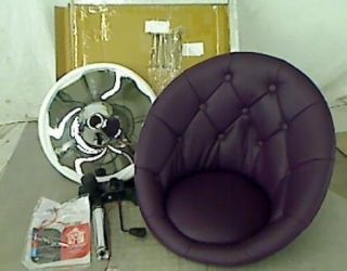 Coaster 102581 Round Back Swivel Chair Purple