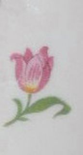 Pope Gosser Paula Plate Plates Pink Tulip Yellow Daisy